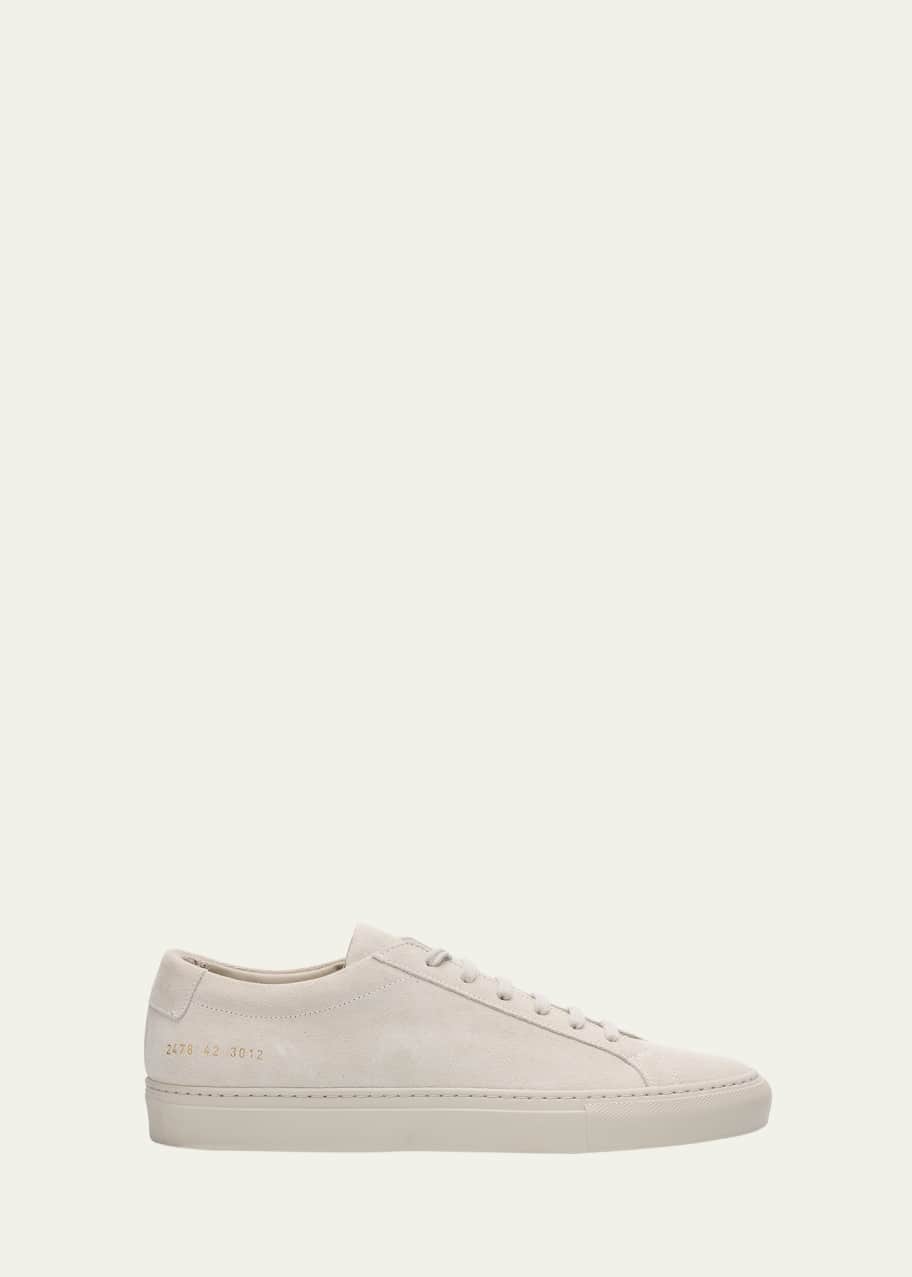 Image 1 of 1: Men's Achilles Suede Low-Top Sneakers
