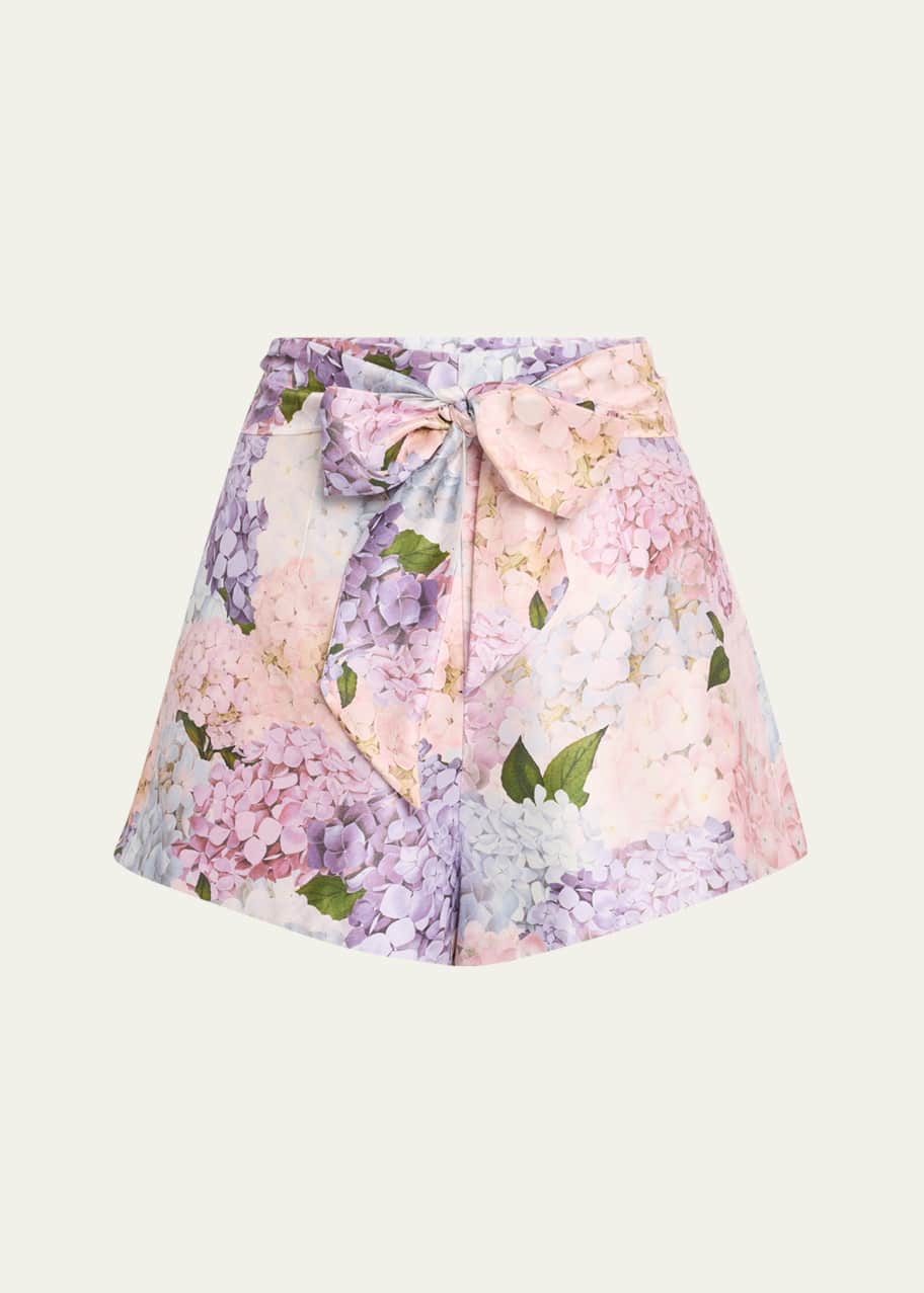 ショーツ ZIMMERMANN PRINTED SILK SHORTS Zimmermann Alight printed silk shorts Zimmermann