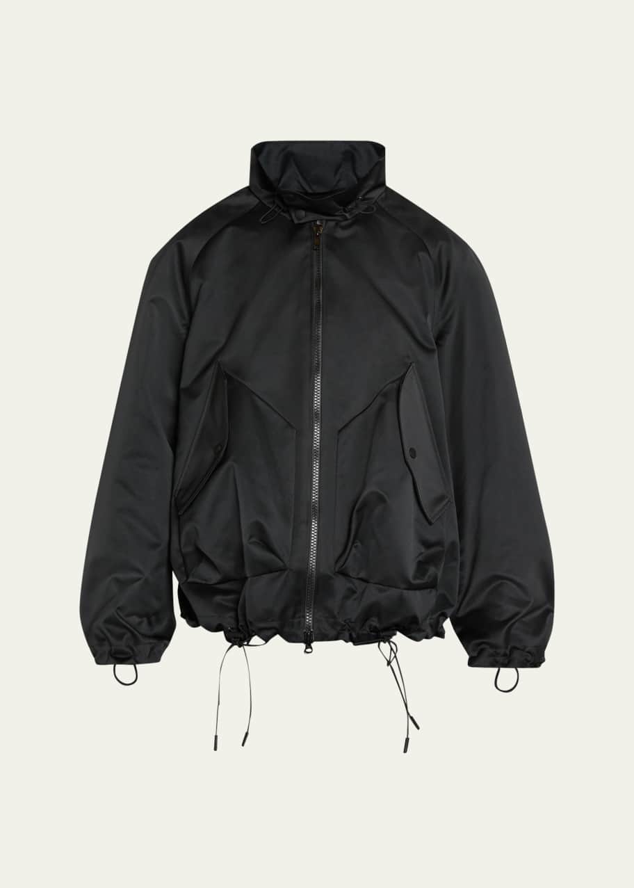 Image 1 of 1: Men's Drawstring Harrington Jacket