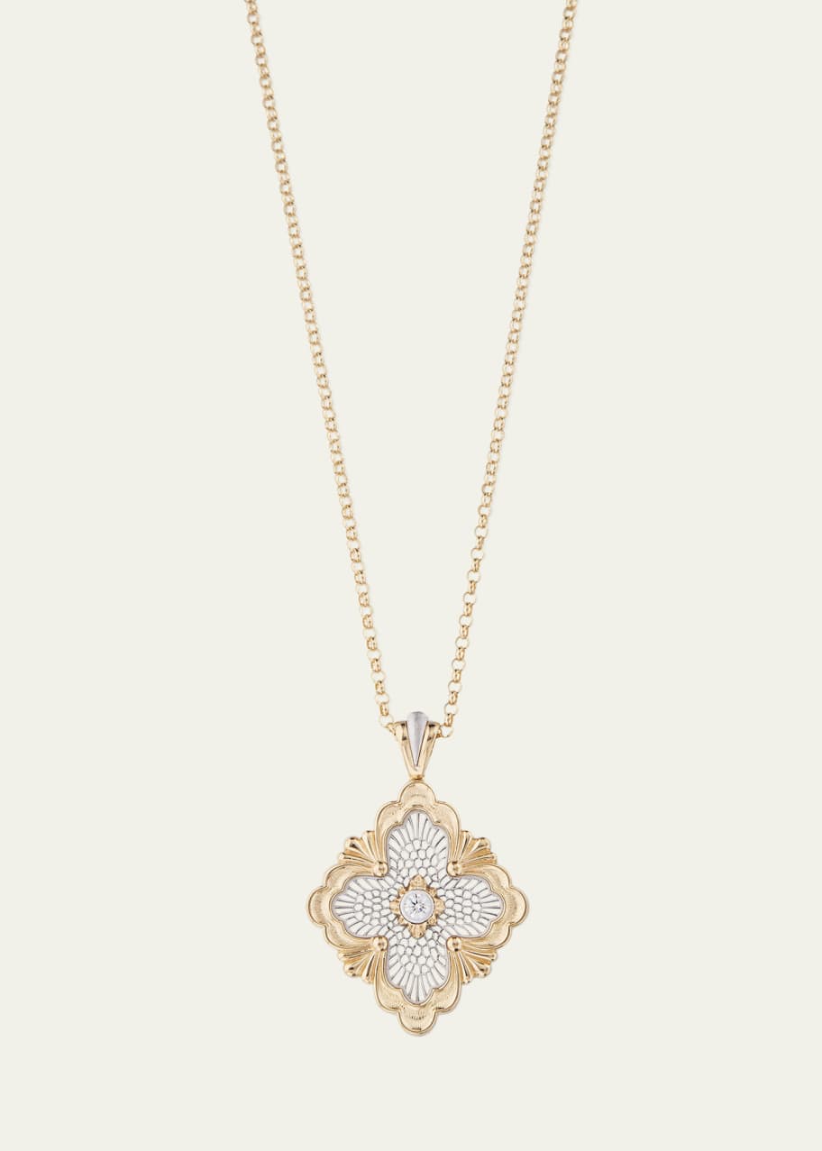 Image 1 of 1: Opera Tulle Maxi 18K Gold Diamond Pendant Necklace