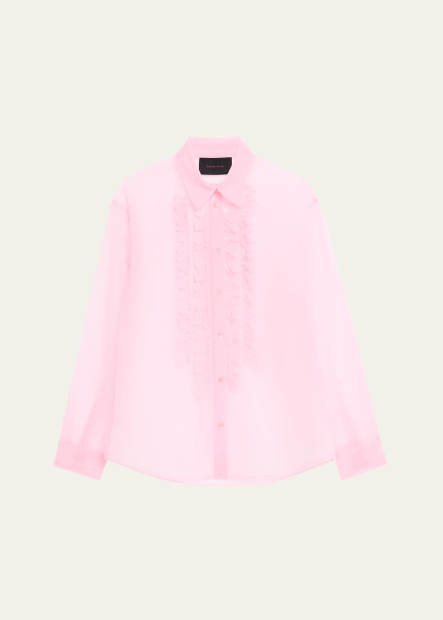 Simone Rocha　シモーネロシャ　 Ruffled Blouse Ruffle Rugby Shirt – Simone Rocha