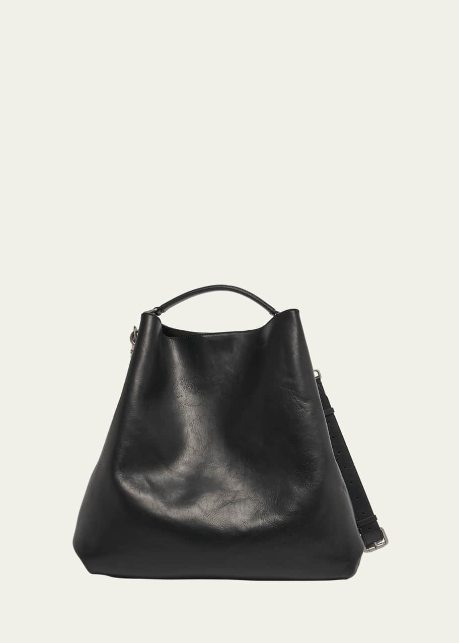 Image 1 of 1: Men's Leather Tote Bag