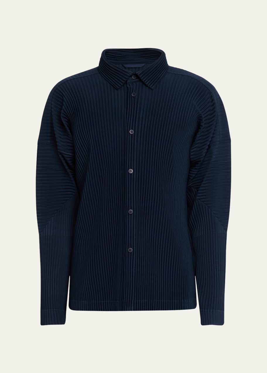 トップス HOMME PLISSE ISSEY MIYAKE JERSEY SHIRT HOMME PLISSÉ ISSEY MIYAKE Black Monthly Color September