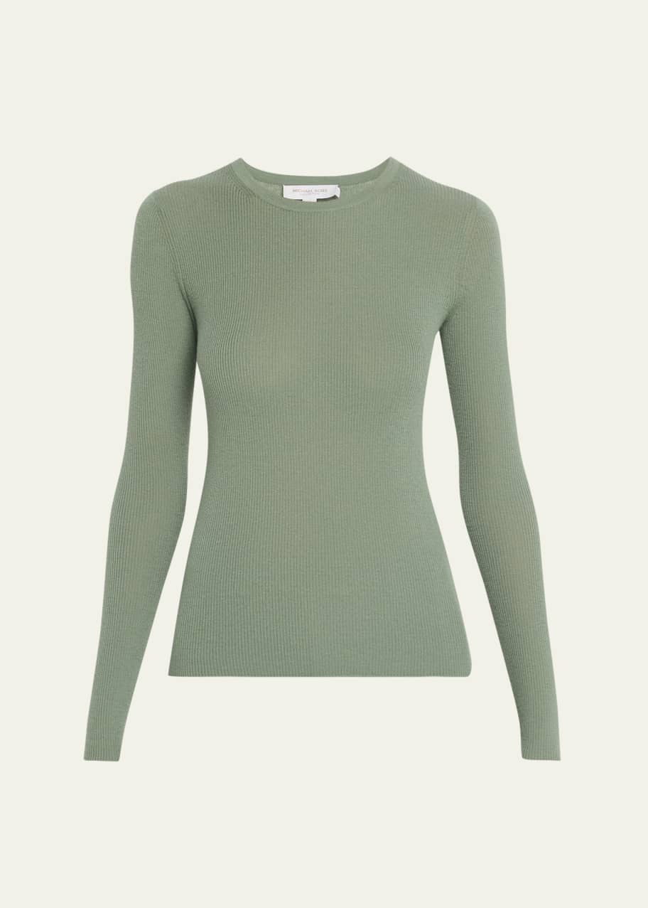 Image 1 of 1: Super Cashmere Long-Sleeve T-Shirt