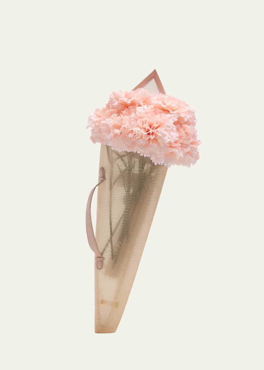 Simone Rocha XL Stuffed Carnation Bouquet Clutch Bag - Bergdorf