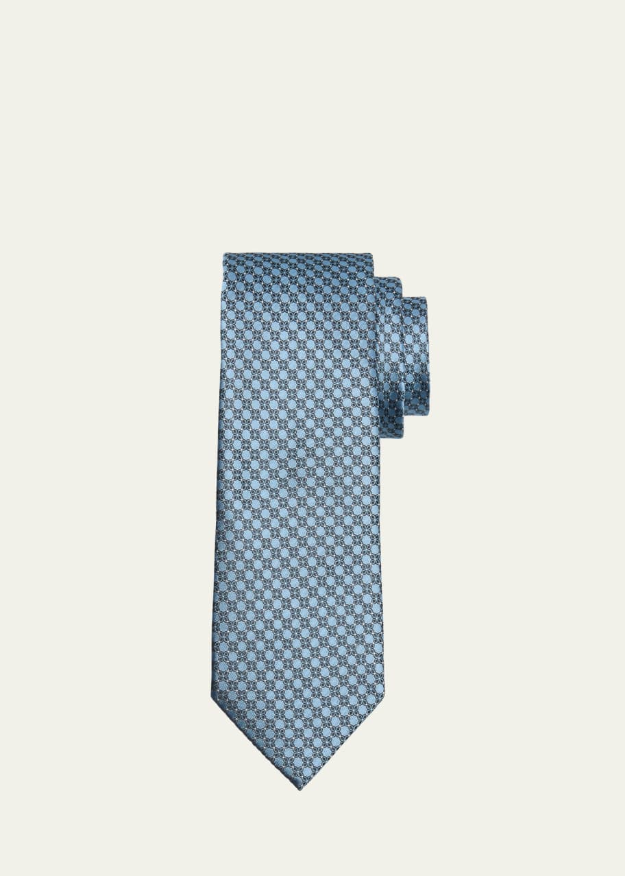 Image 1 of 1: Men's Cento Fili Silk Tie