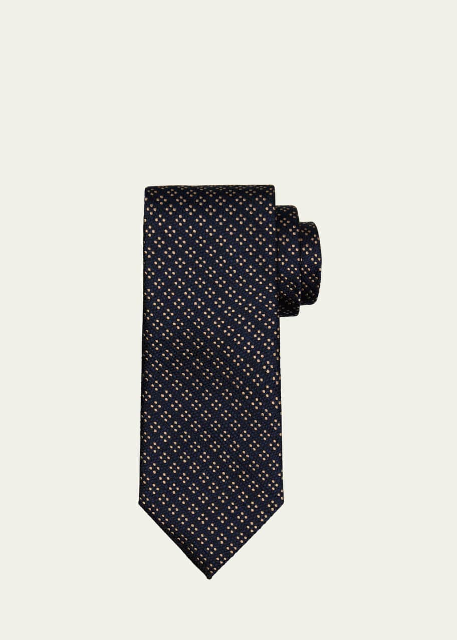 Image 1 of 1: Men's Silk Jacquard Tie