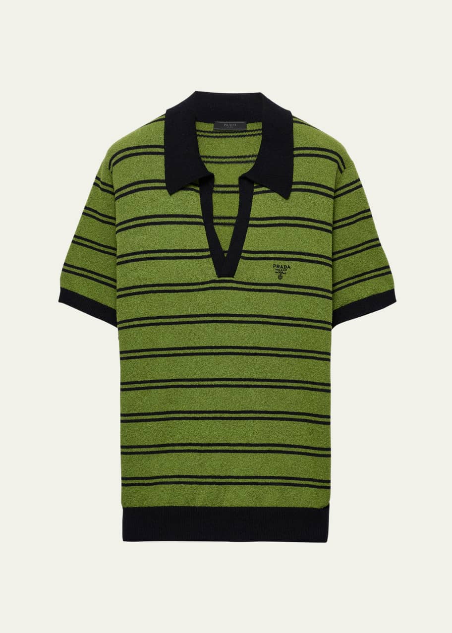 Image 1 of 1: Men's Striped Polo Shirt
