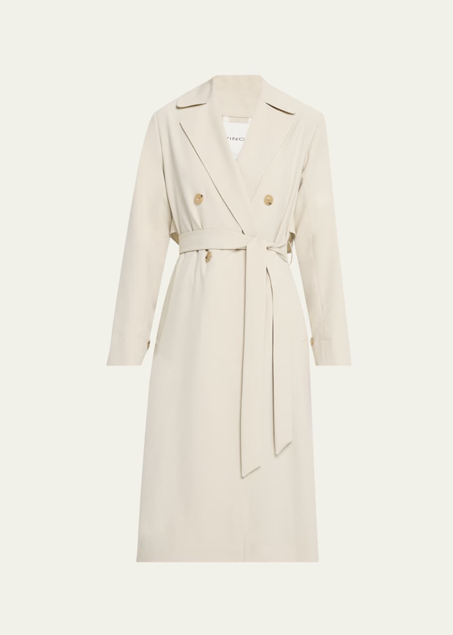 Image 1 of 1: Drapey Trench Coat