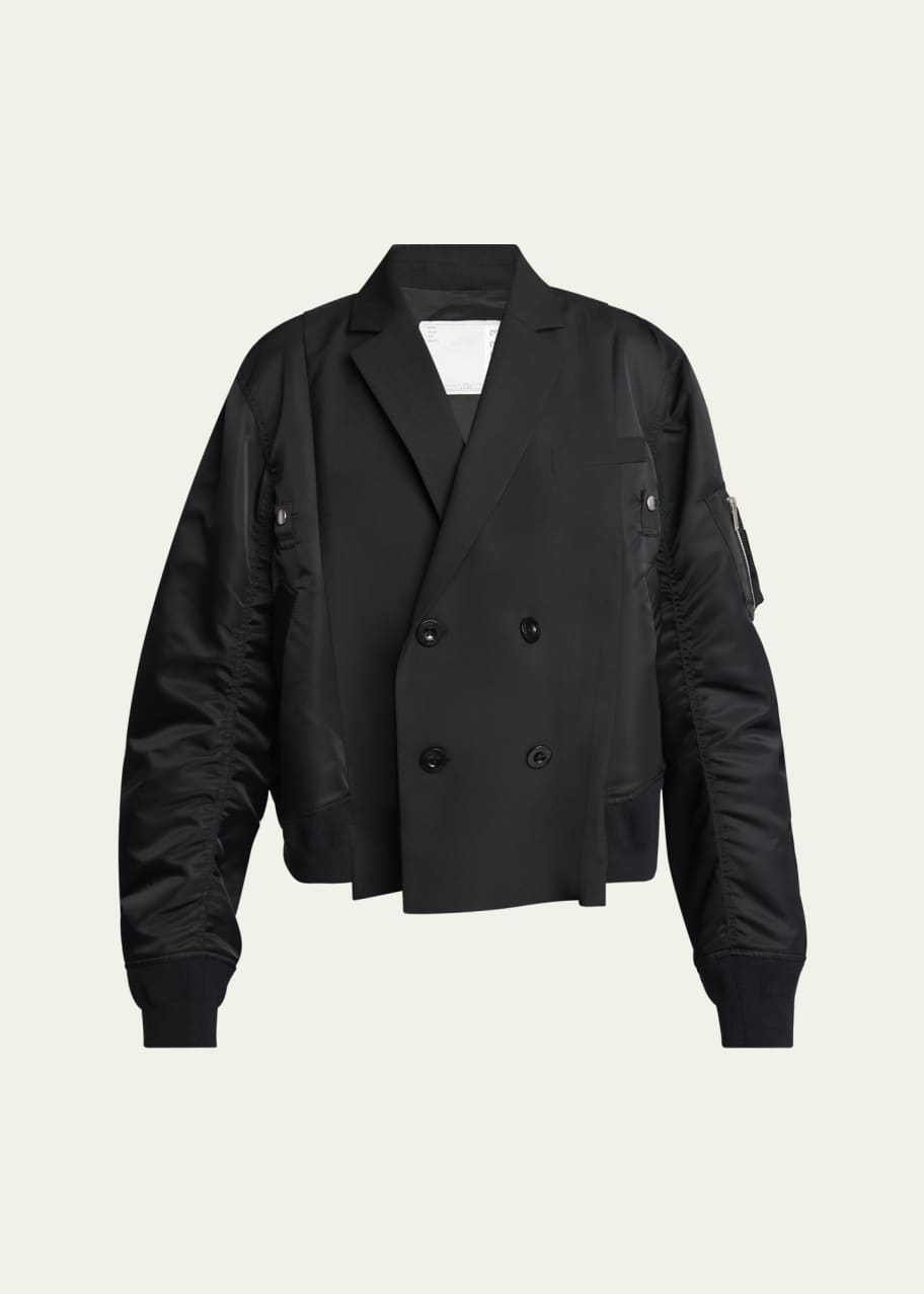ボトムスその他 Sacai Double-Breasted Black Jacket With Sheer Sacai Jackets for Women | Online Sale up to 65% off | Lyst
