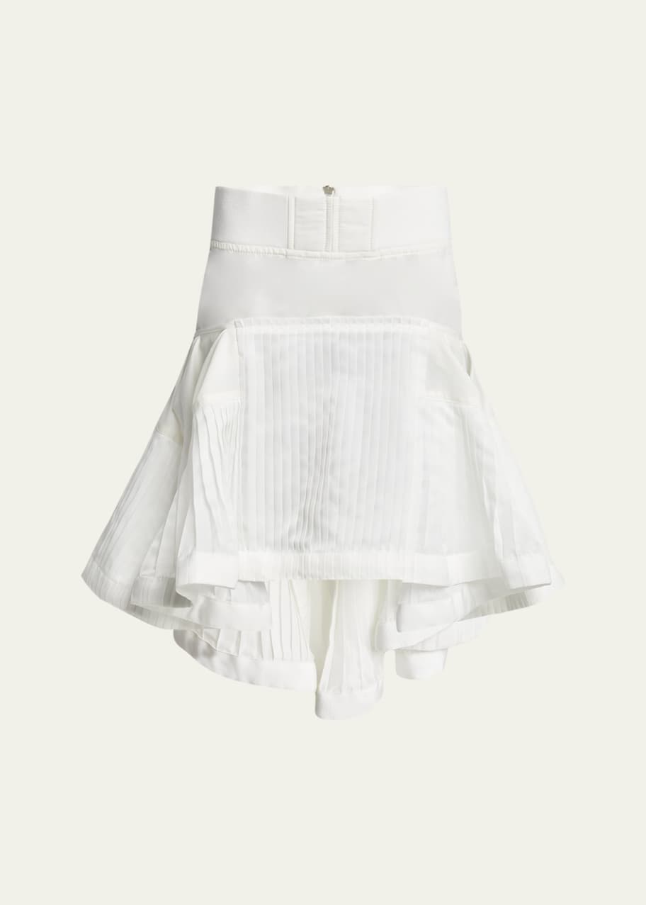SACAI Multi Pleated High-Low Skirt - Bergdorf Goodman