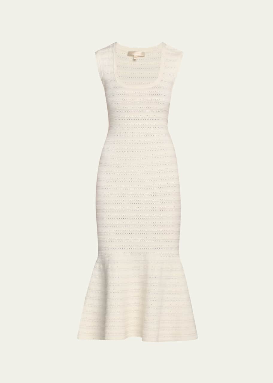 LoveShackFancy Leigh Knit Midi Dress - Bergdorf Goodman