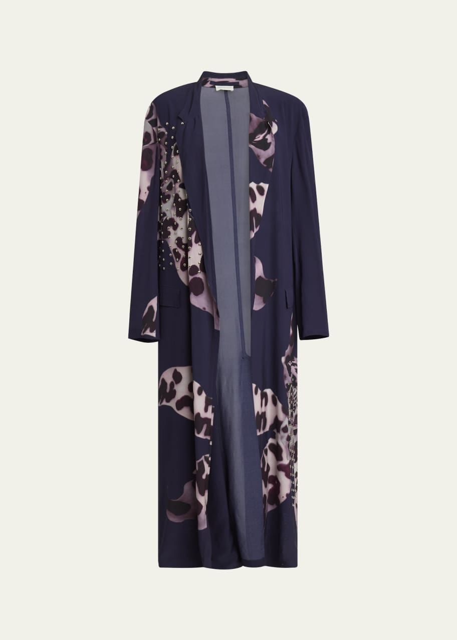 Dries Van Noten Rasti Long Studded Coat - Bergdorf Goodman