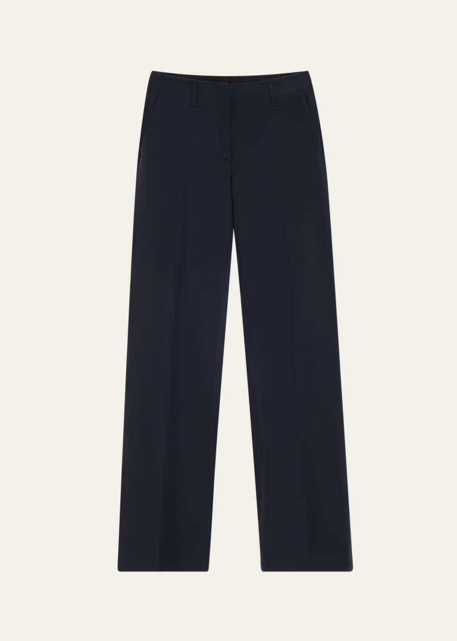 パンツ Dries Van Noten 01290 PARCHIA BIS 8057 PANTS Dries Van Noten Parchia Bis Straight Leg Wool Pants