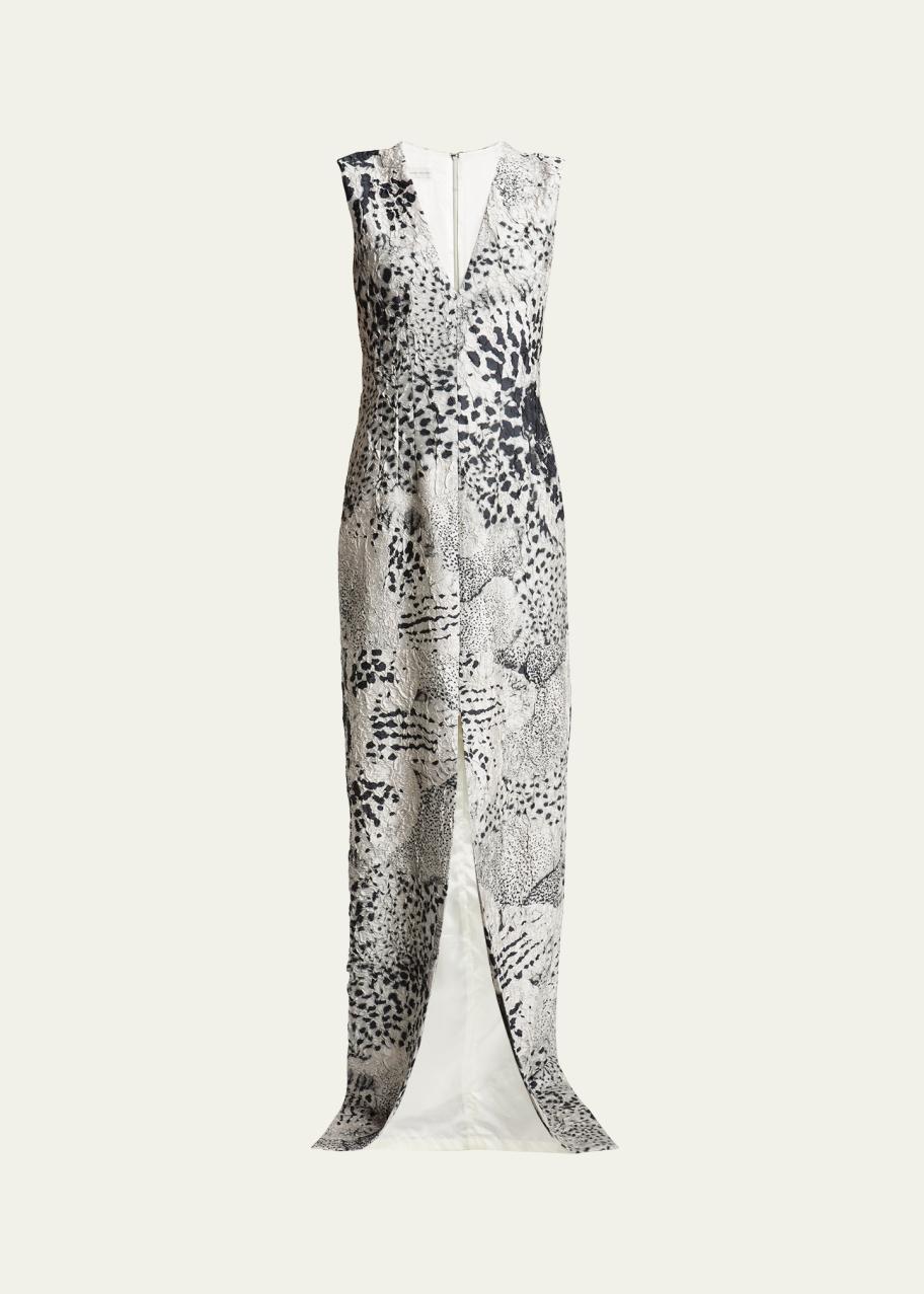 Dries Van Noten Delina Long Orchid Dress - Bergdorf Goodman