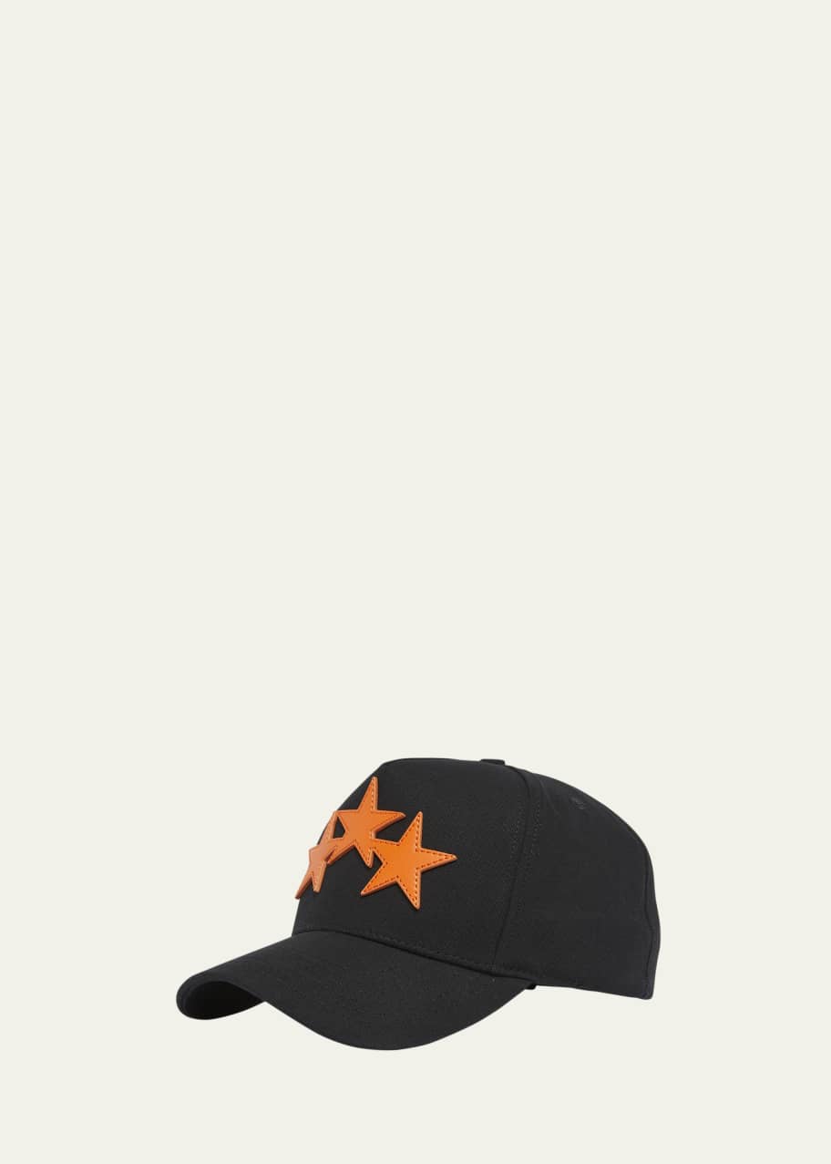 Image 1 of 1: Men's 3-Star Canvas Baseball Cap