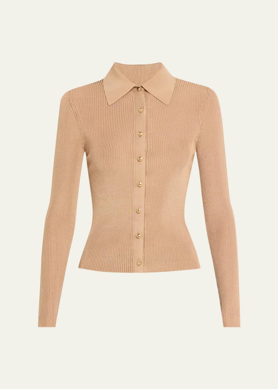 Image 1 of 1: Nealie Ribbed Polo