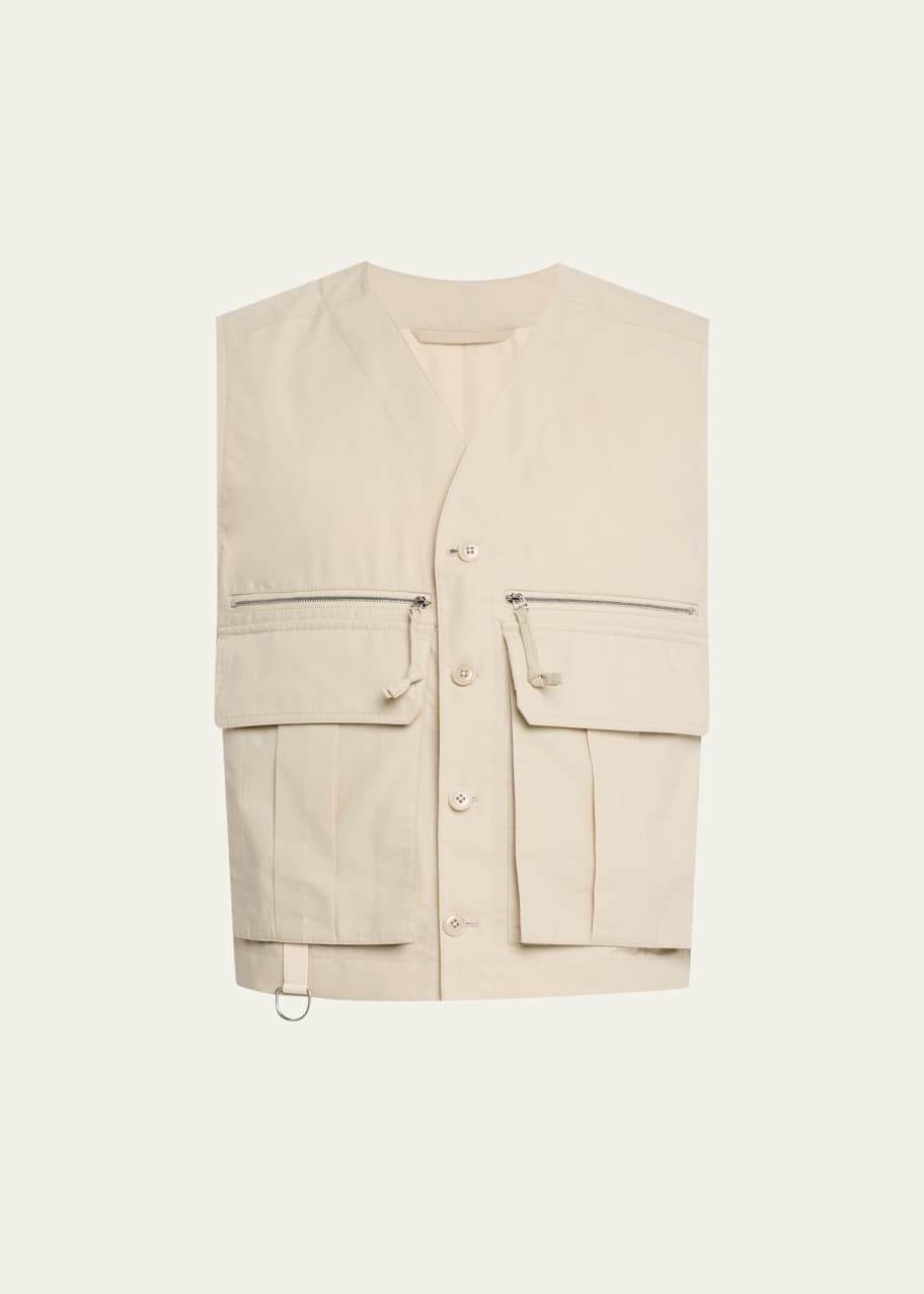 Image 1 of 1: Men's Ventile Cotton Technical Gilet