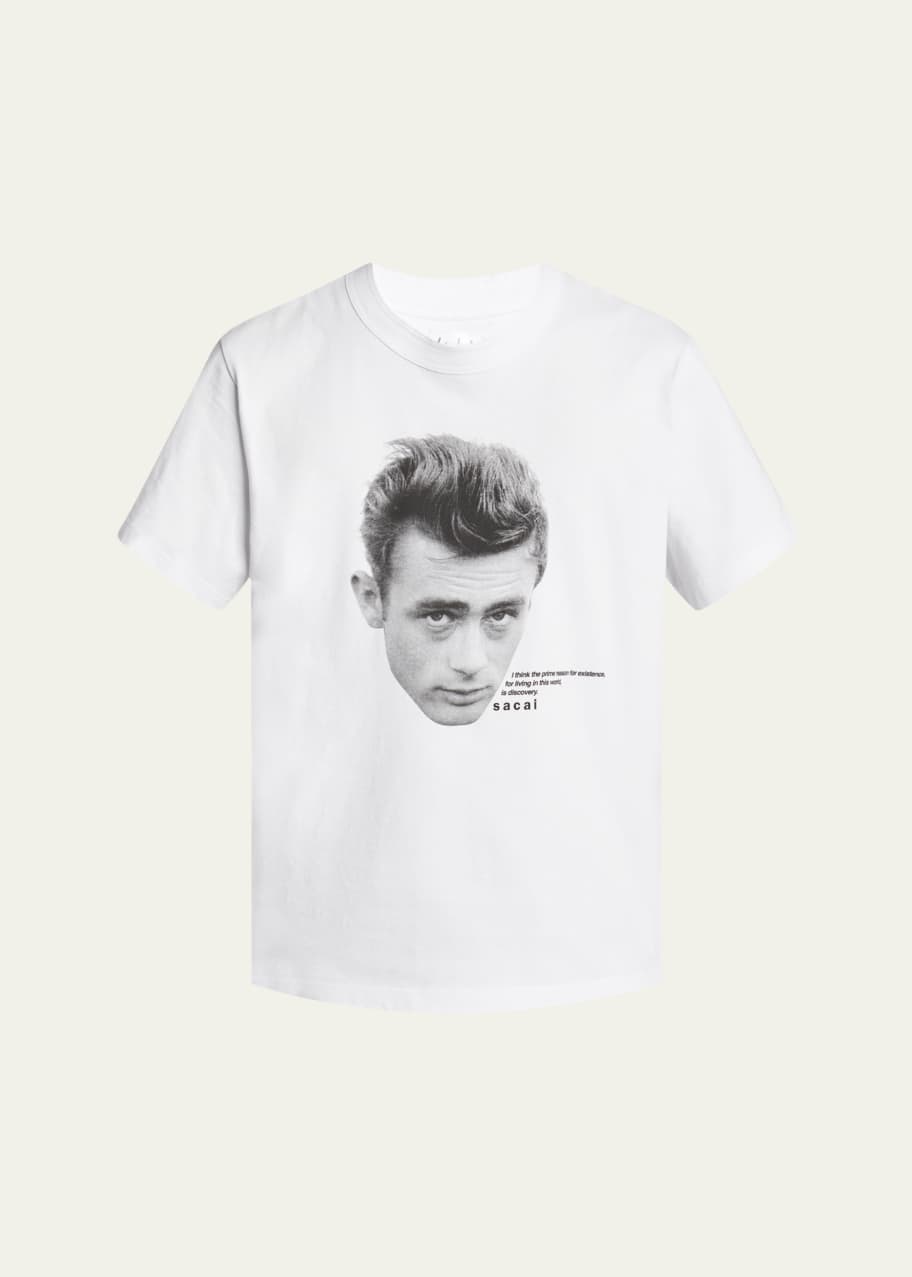 【sacai】James Dean Photo T-Shirt サイズ2 サカイ - sacai | James Dean Photo T-Shirt-Black-2の通販