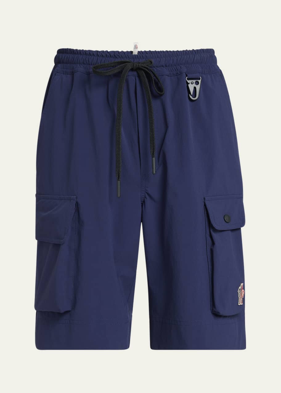 MONCLER モンクレール BERMUDA SHORTS M 国内正規品 Moncler Grenoble Men's Poplin Cargo Shorts - Bergdorf Goodman