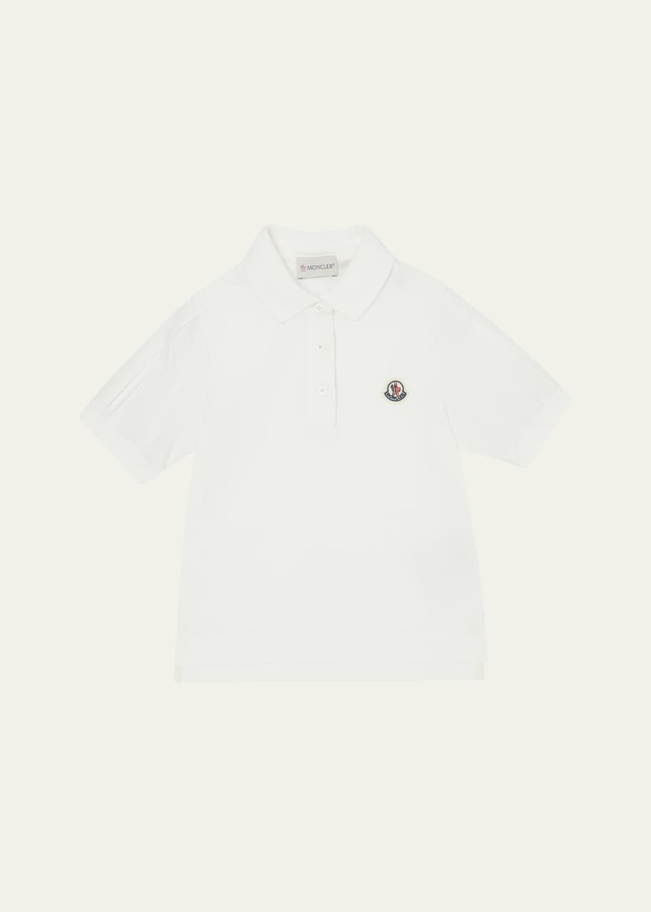Image 1 of 1: Boy's Polo Shirt W/ Logo Patch, Size 4-6