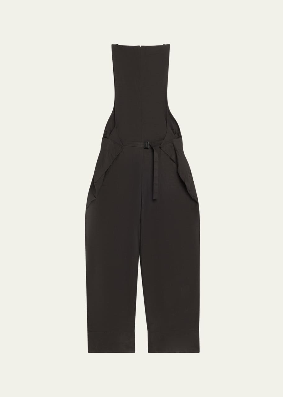 Image 1 of 1: Fold To Form Belted Jumpsuit