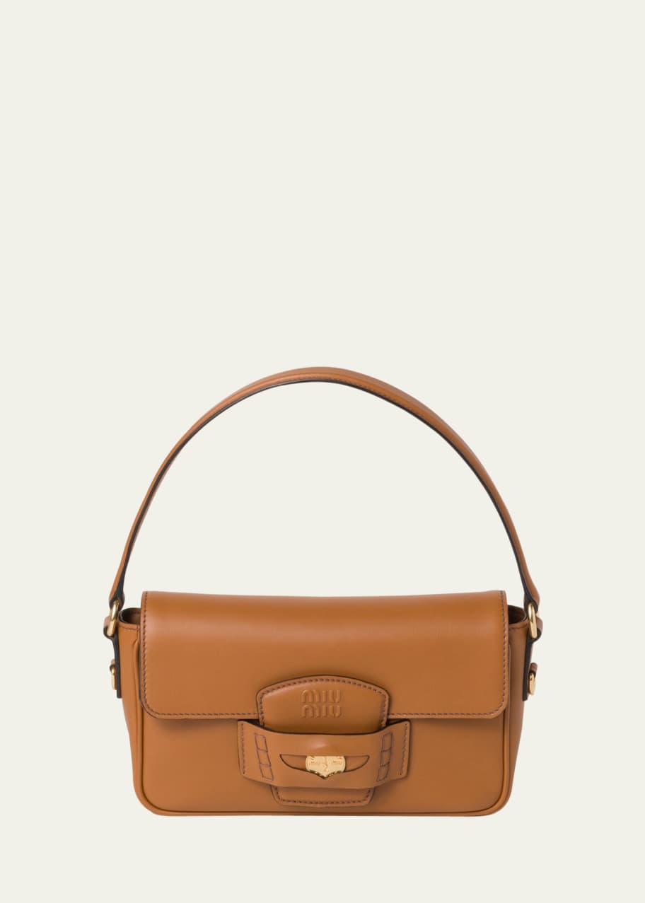 ◆送込◆【MIU MIU】Penny*レザー*バッグ Miu Miu Penny Shoulder Bag | Black | FARFETCH