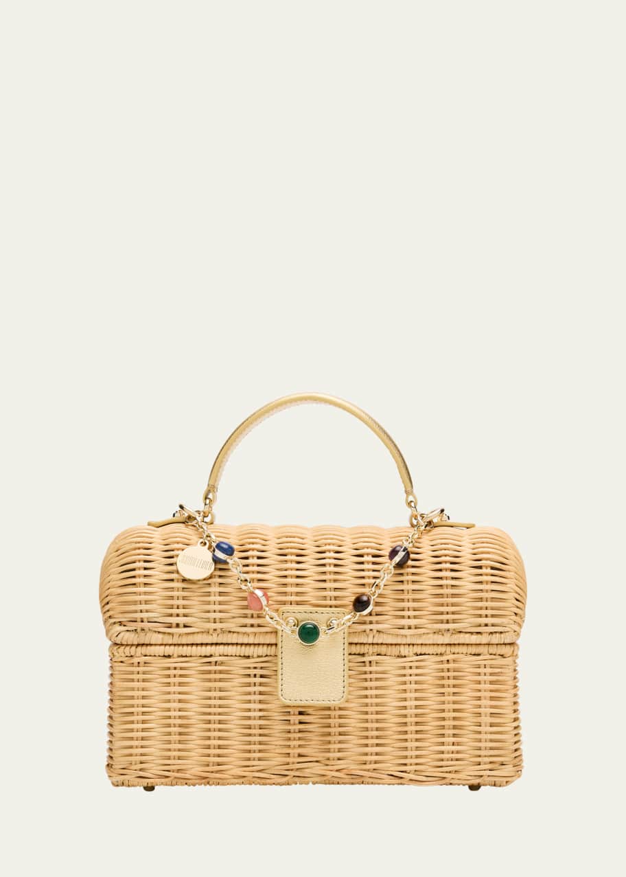Image 1 of 1: Isla Basket Top-Handle Bag