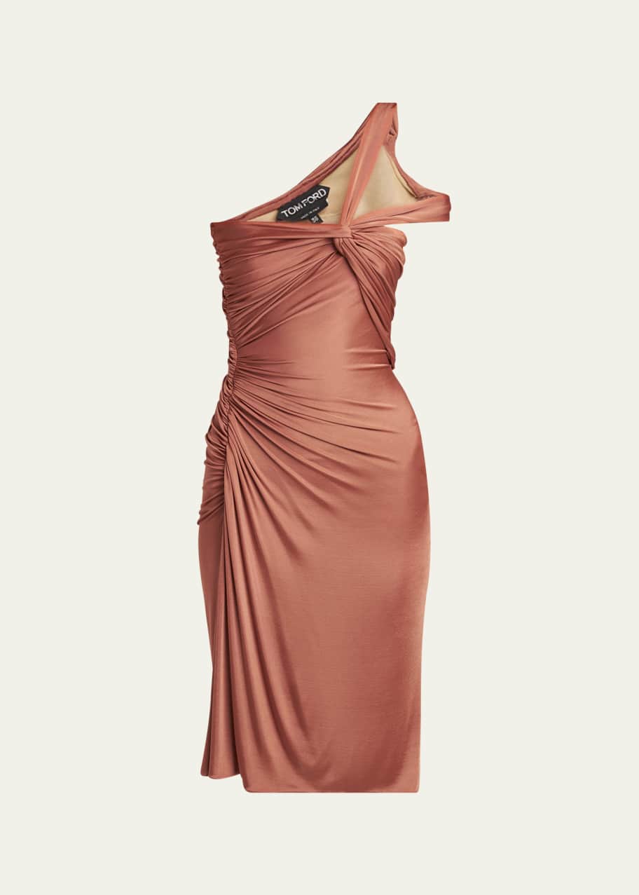 【送料&関税込】Tom Ford One Shoulder Dress ONE SHOULDER TWIST FRONT EVENING DRESS | Tom Ford Fashion