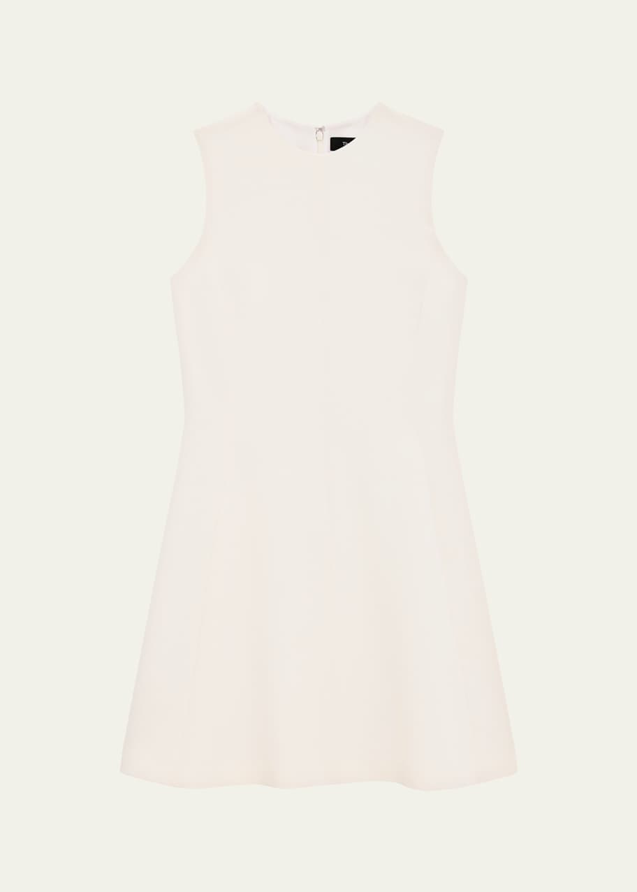 theory white dress Sweetheart Neckline Frill Strap Mini Textured this dress offers a smooth New to The Dress Theory