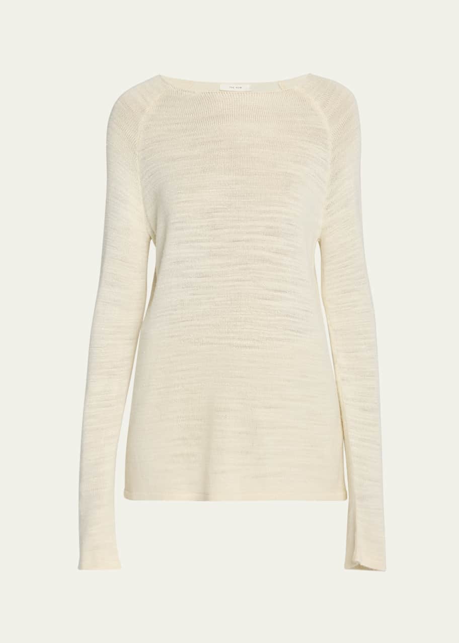 トップス SUPER FINE CASHMERE SILK KNIT BOAT NECK Extrafine Women's Silk Cashmere Boat Neck | MaisonCashmere