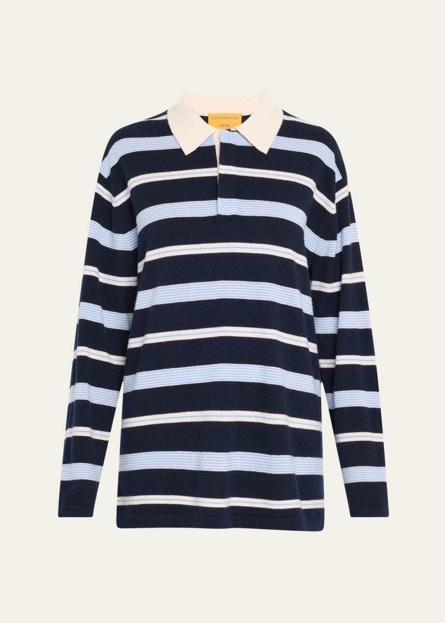 Guest in Residence Striped Rugby Shirt - Bergdorf Goodman