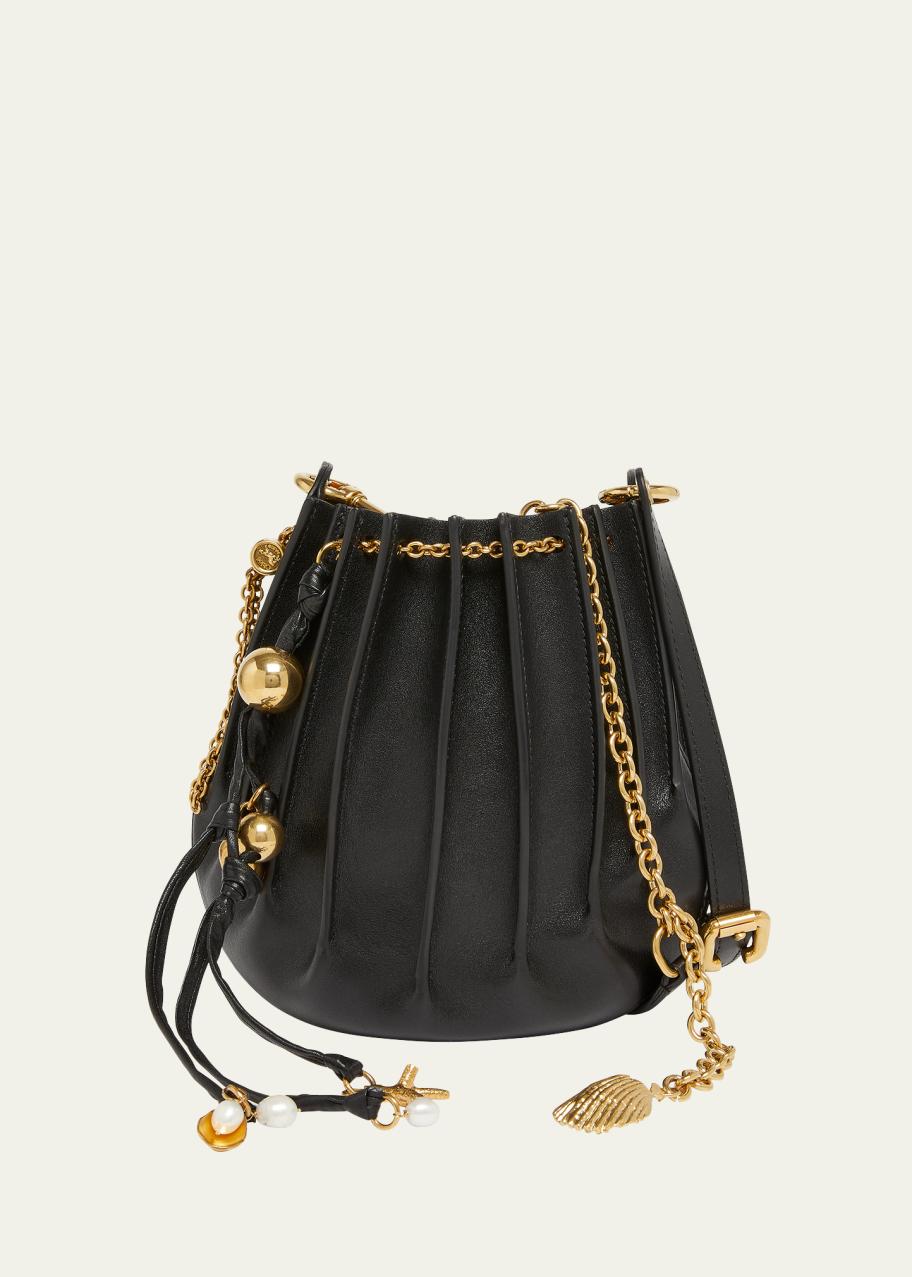 Chloe Sea Treasures Pleated Crossbody Bag in Leather - Bergdorf