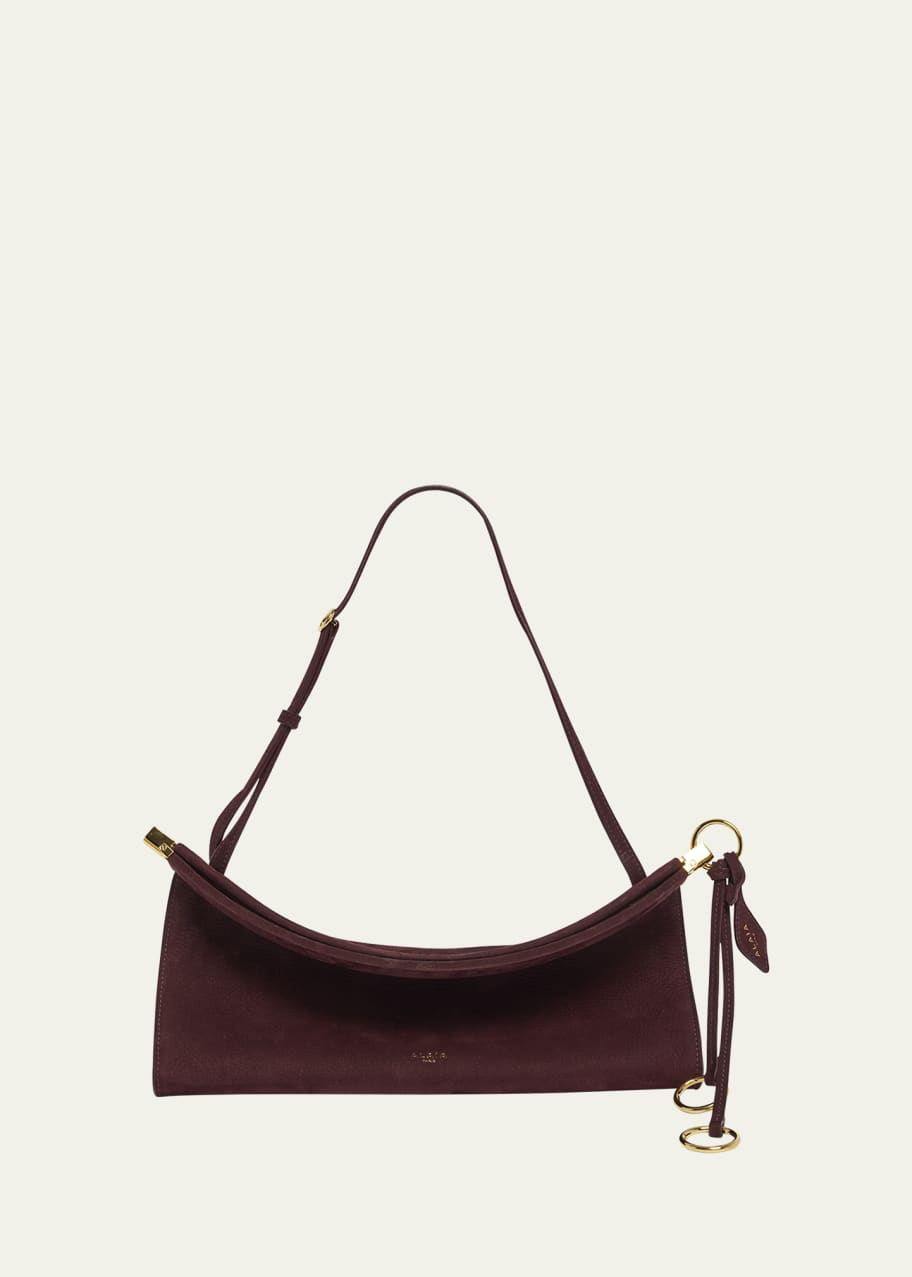 Image 1 of 1: Le Click Medium Shoulder Bag in Leather