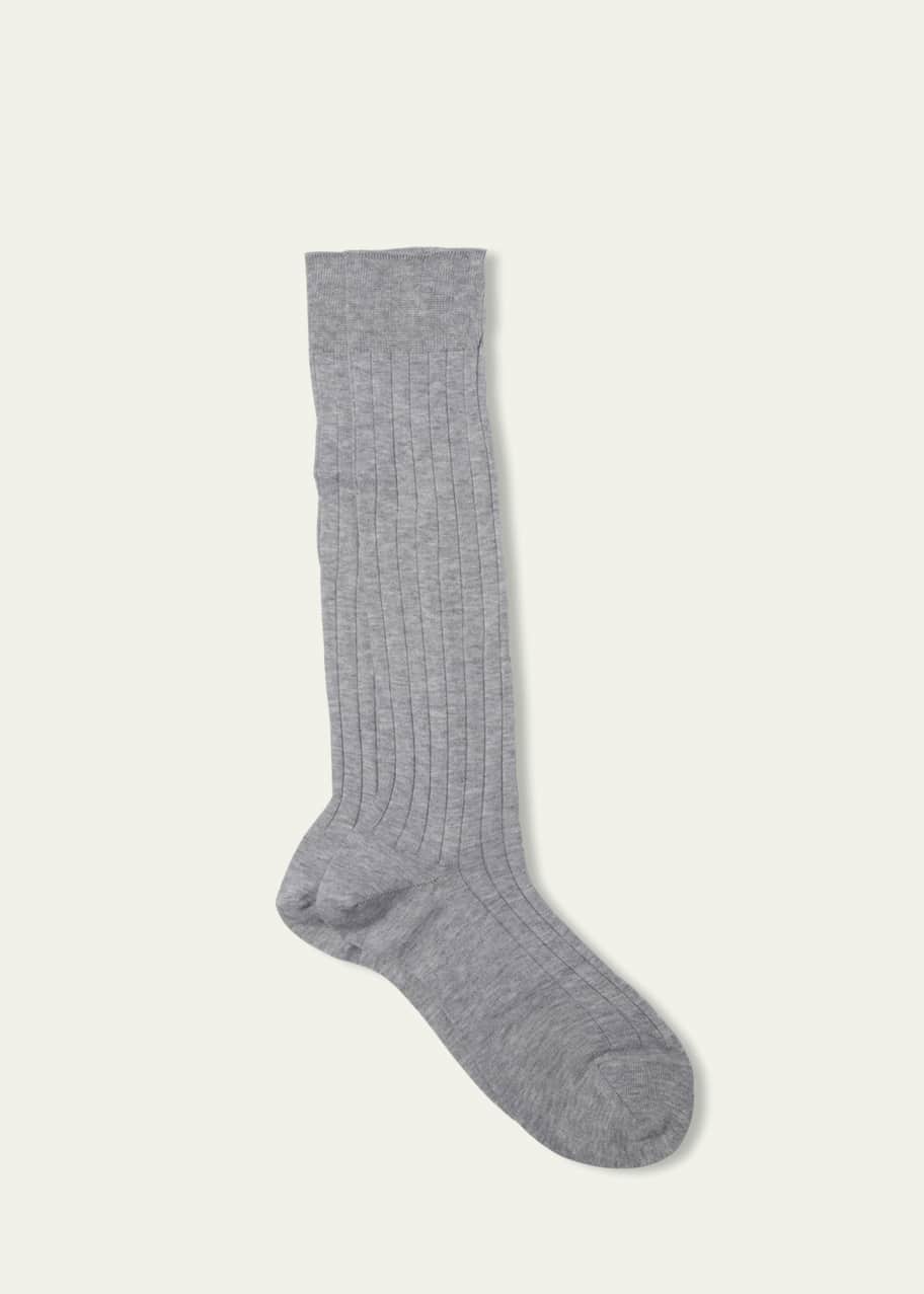 Image 1 of 1: Bio College Ribbed Organic Cotton Socks