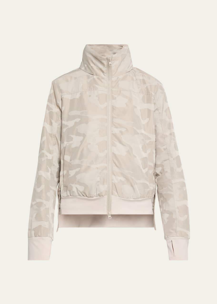 Image 1 of 1: Violette Camo Bomber Jacket