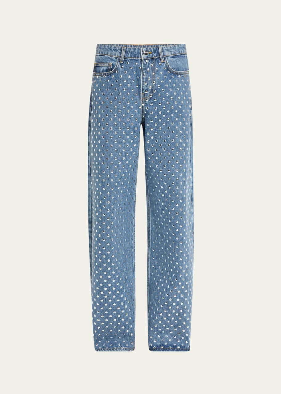 Image 1 of 1: Studded Denim Pants