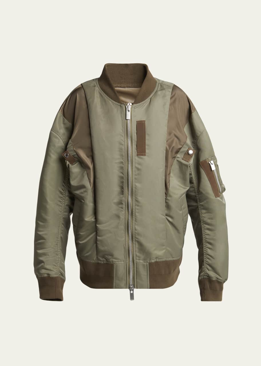 sacai 国内買付 Grosgrain Jacket Sacai Grosgrain Bonding Jacket in Black/Off White – Hampden