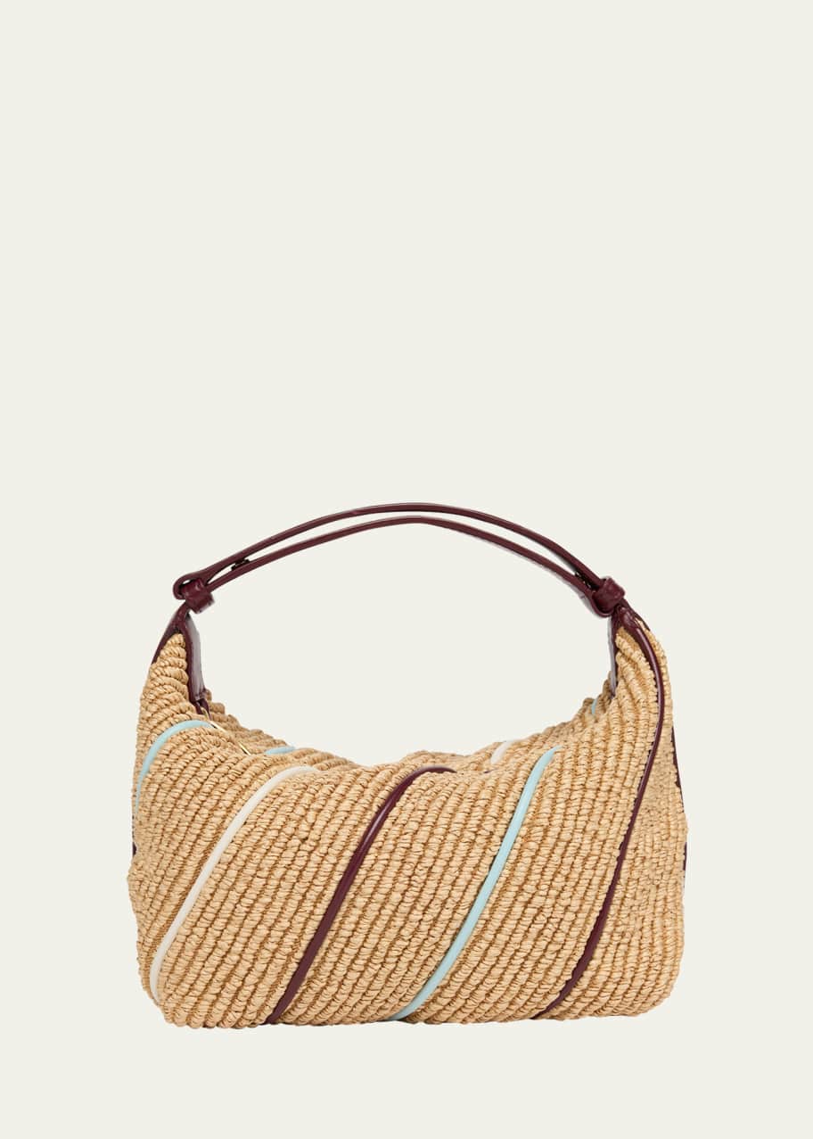 Image 1 of 1: Wallace Mini Striped Shoulder Bag