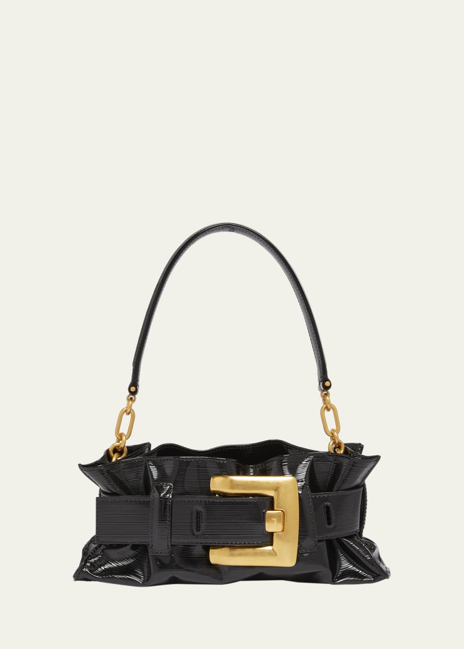【関税＆送料込み】Balmain Anthem Mini Bag Mini Anthem bag in leather - Women | BALMAIN