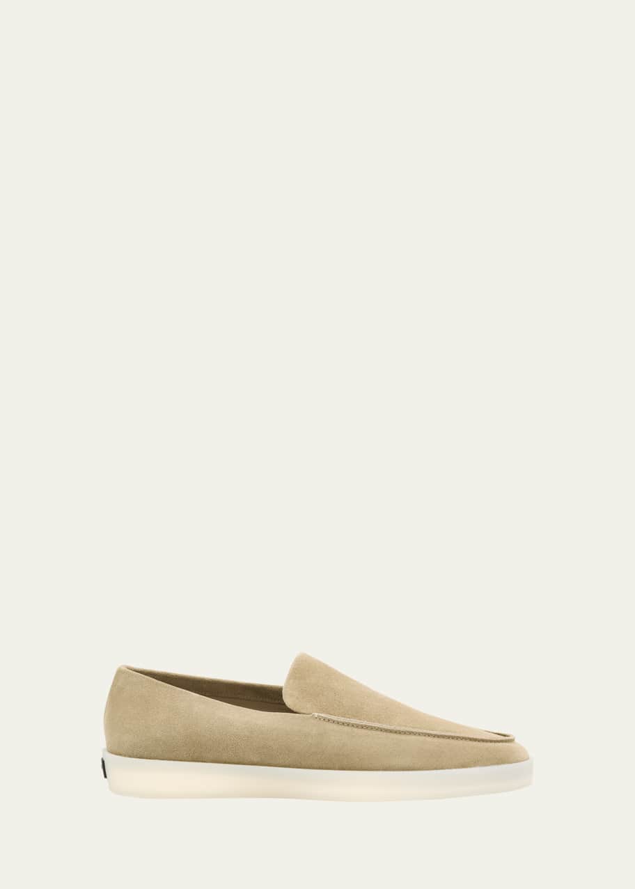 Image 1 of 1: Men's Suede Moccasin Loafers