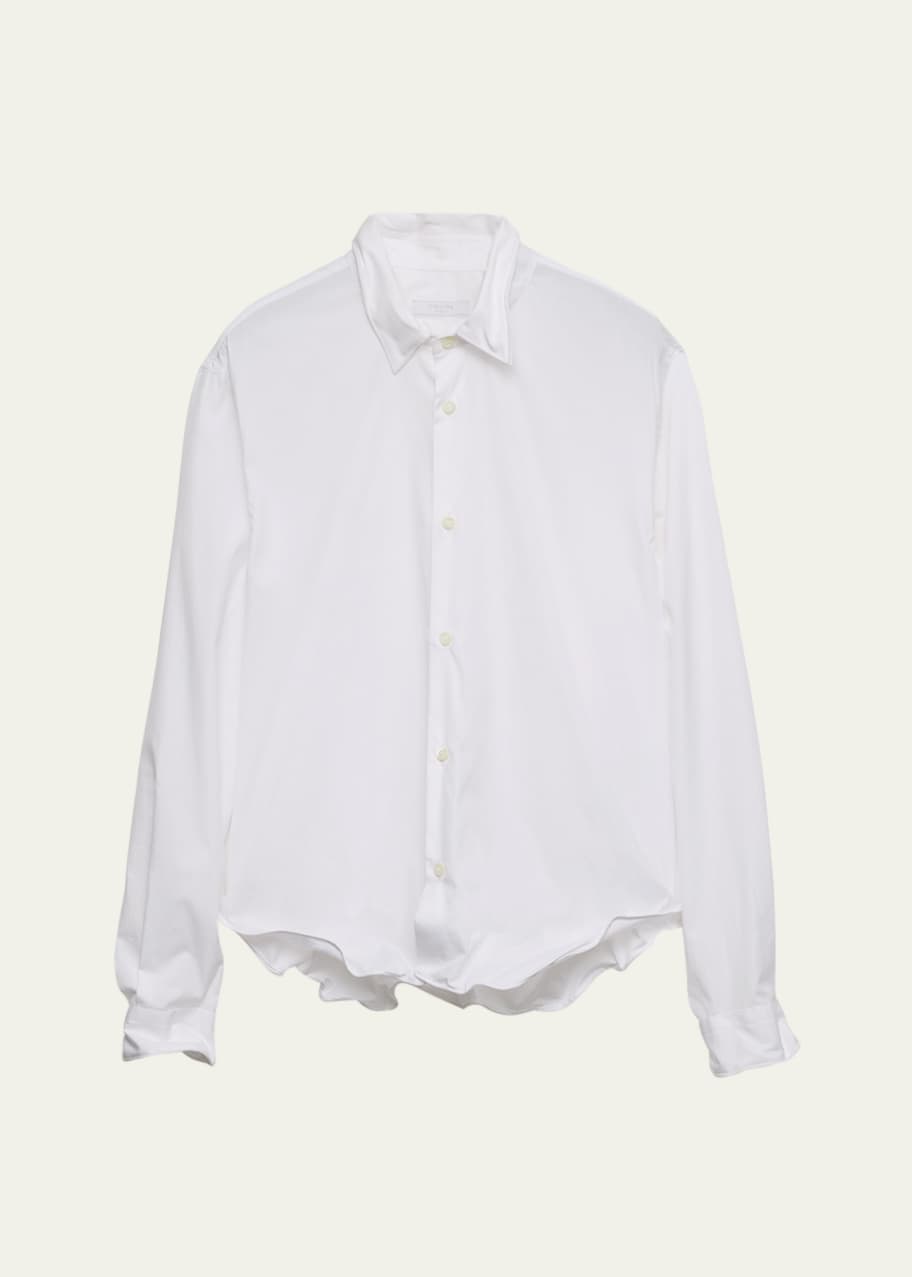 Image 1 of 1: Men's Poplin Wire Button-Down Shirt