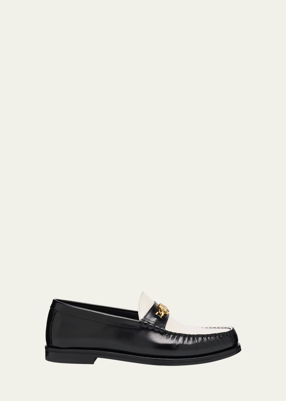 Amiri Men's Two-Tone Leather MA Chain Bit Loafers - Bergdorf