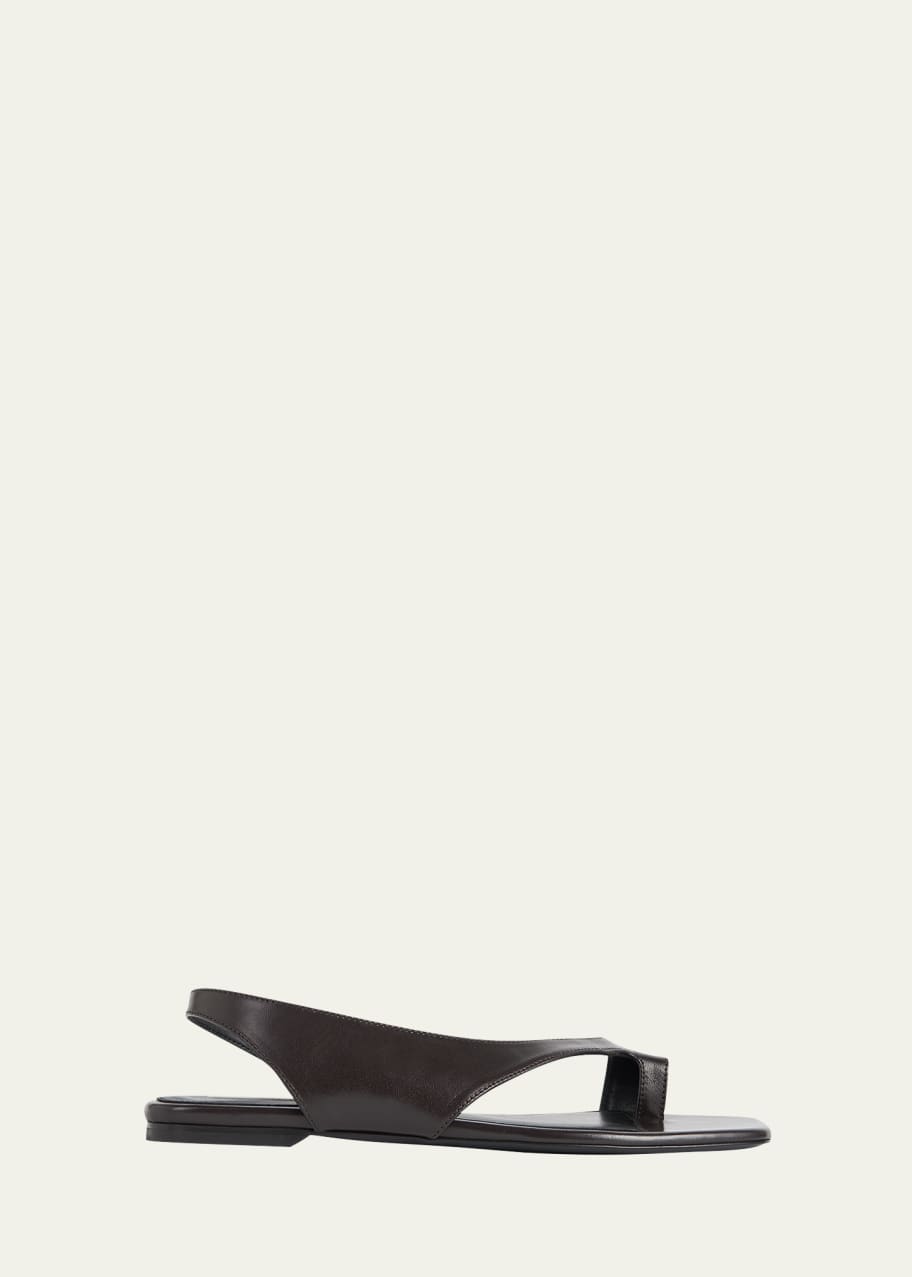 Image 1 of 1: Leather Thong Sandals