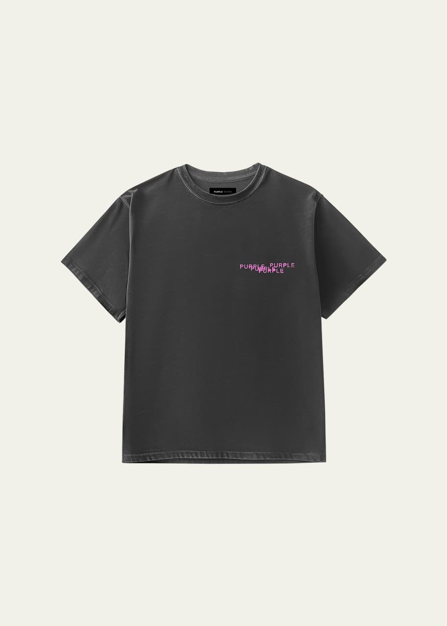 Image 1 of 1: Men's Textured Jersey T-Shirt