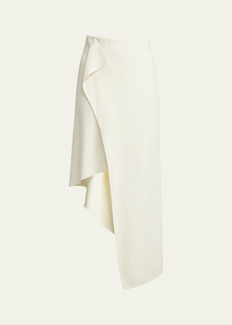 Image 1 of 1: Sarong Long Draped Skirt