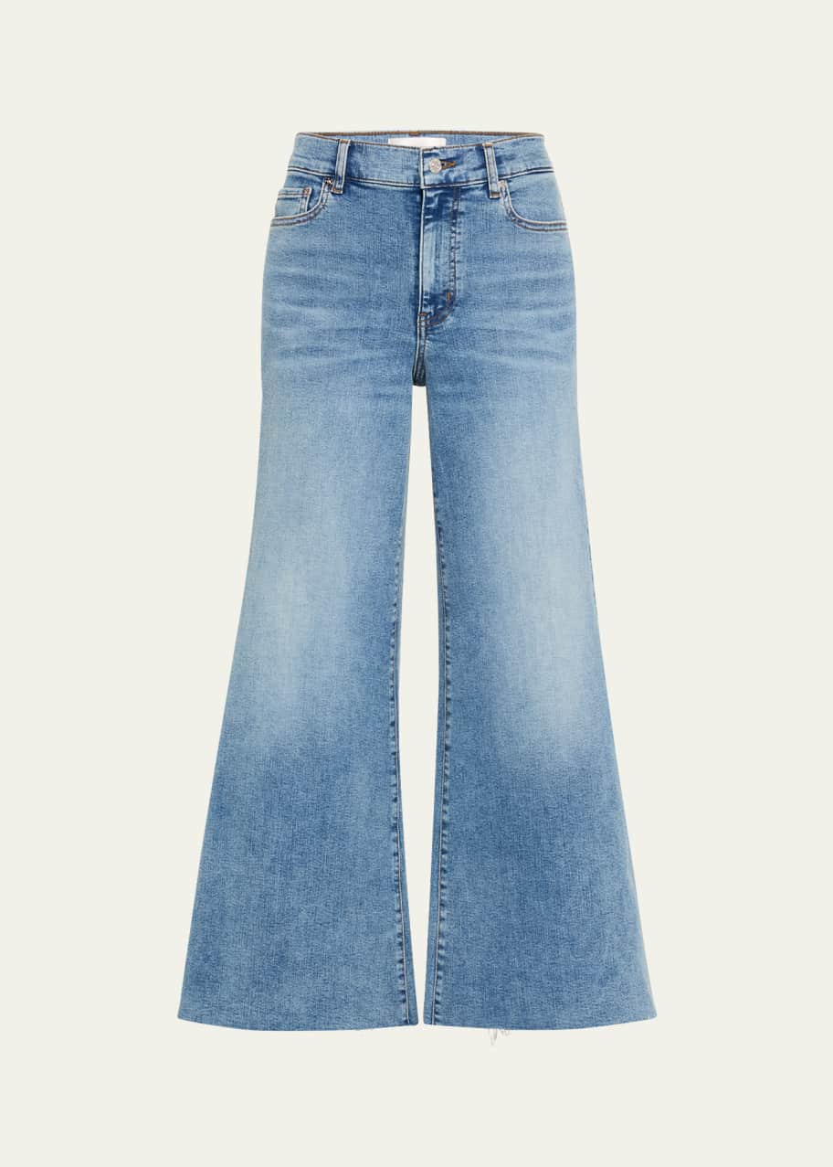 Image 1 of 1: Le Palazzo Crop Jeans