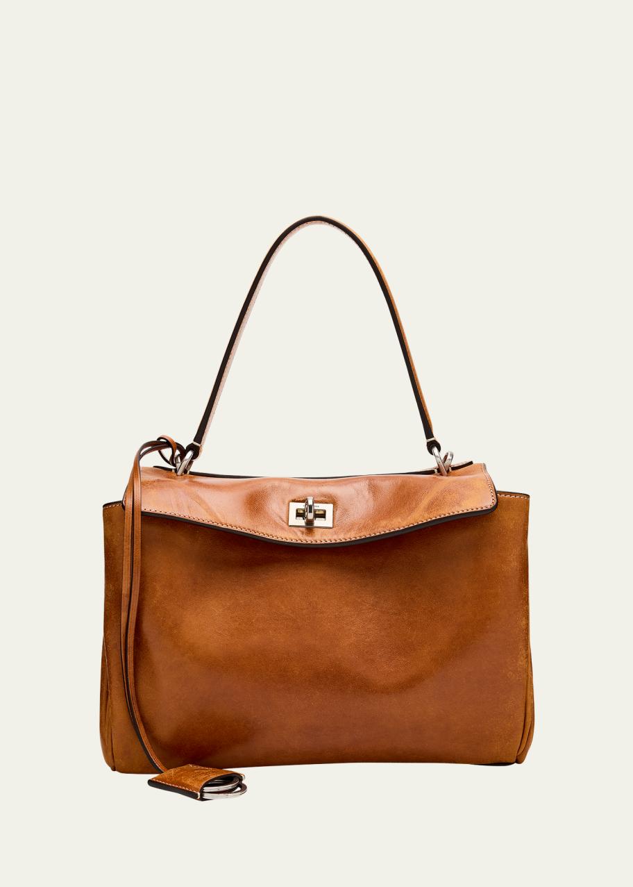 Balenciaga Rodeo Small Leather Top-Handle Bag - Bergdorf Goodman