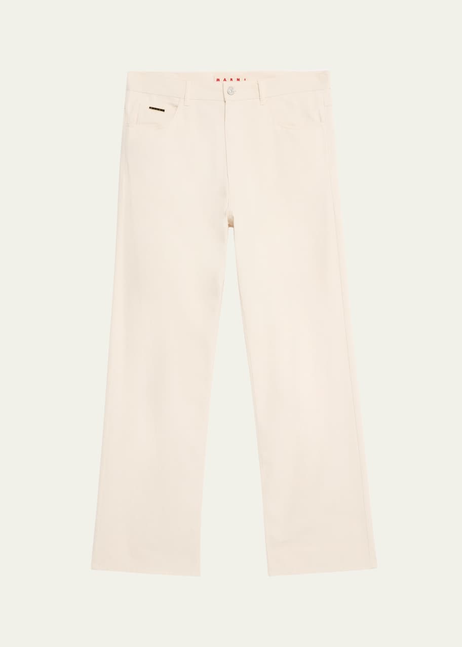 Image 1 of 1: Men's Lightweight Wide-Leg Jeans