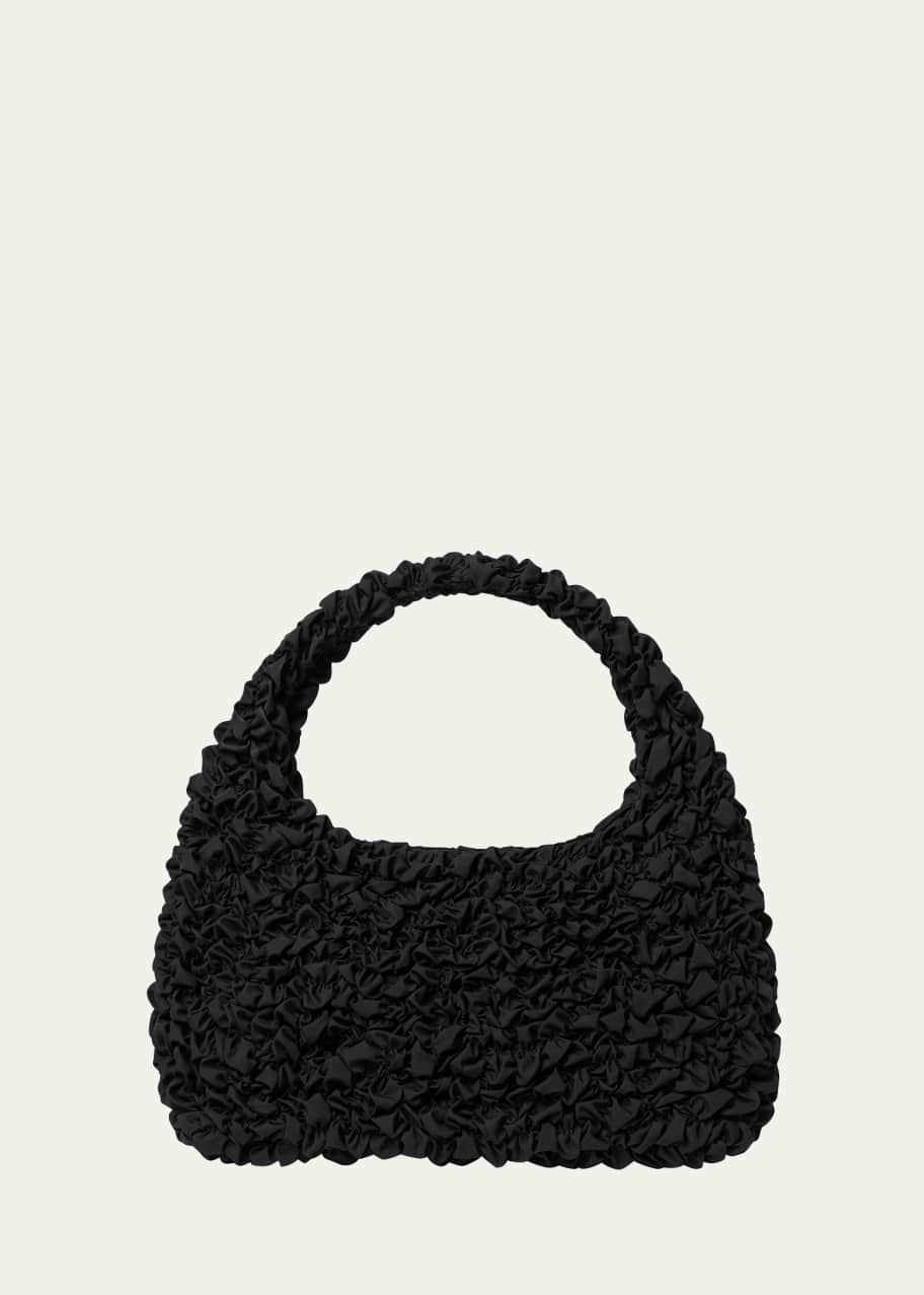 Image 1 of 1: Smocked Fabric Shoulder Bag